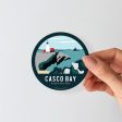 Casco Bay Maine Sticker | Vintage Travel Sticker | Casco Bay Sticker |  Maine Sticker | Casco Bay Maine Online Hot Sale