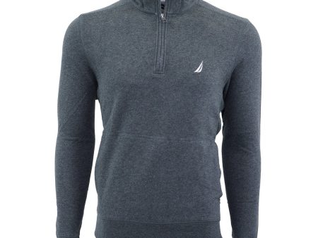 Nautica Men s Sueded 1 4 Zip Sweatshirt For Discount