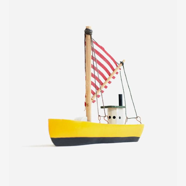 Multi Color Sailboat Toy Online now