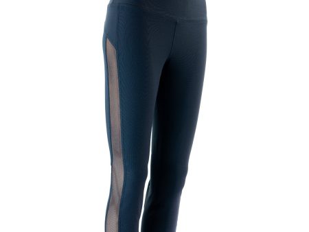 90 Degree by Reflex Women s Mesh Contrast Capri For Cheap