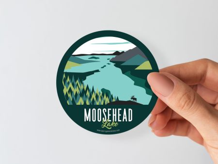 Moosehead Lake Maine Sticker | Vintage Travel Sticker | Moosehead Lake Sticker |  Maine Sticker | Moosehead Lake Maine Online now