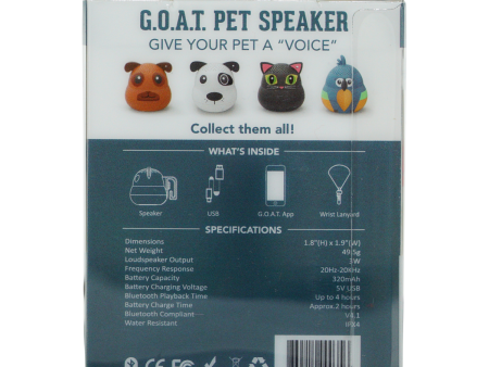 G.O.A.T. Bluetooth Pet Speaker Cheap