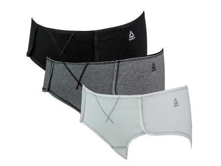 Reebok Women s Retro Hipster Panties 3-Pack on Sale