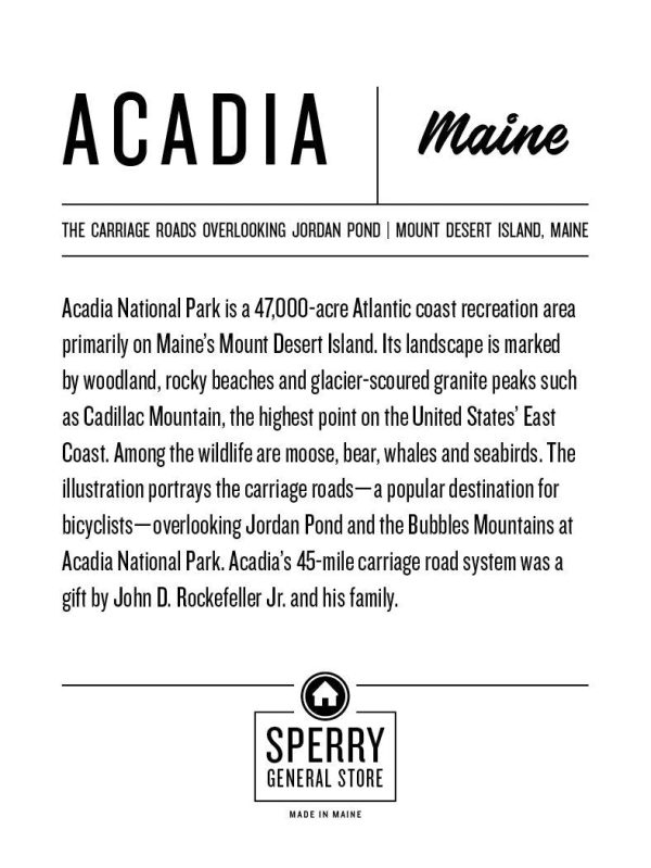 Field Notes Booklet Acadia Maine | Field Notes Journal Acadia | Field Notes Book Maine | Custom Field Notes Book For Sale