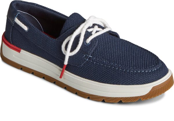 Women s Augusta SeaCycled™ Boat Shoe Navy Hot on Sale