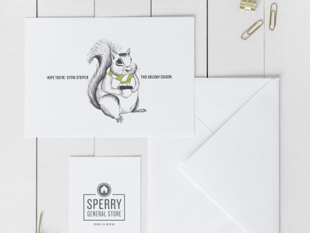 Squirrel Holiday Card | Squirrel Card | Squirrel Christmas Card | Squirrel Christmas | Funny Christmas Card Pack Online Hot Sale