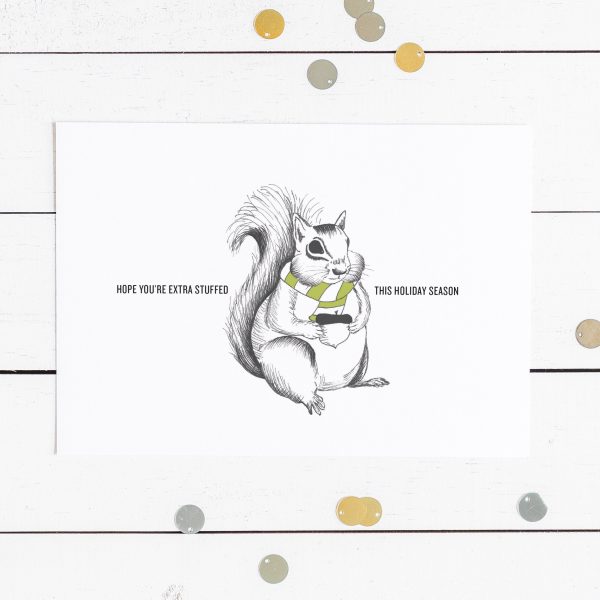 Squirrel Holiday Card | Squirrel Card | Squirrel Christmas Card | Squirrel Christmas | Funny Christmas Card Pack Online Hot Sale