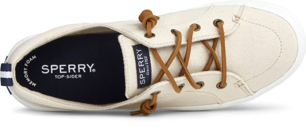 Women s Crest Vibe Canvas Linen Oat For Sale