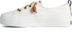 Women s Crest Vibe Platform Canvas White Cheap