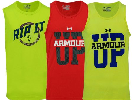 Under Armour Boy s Mystery Sleeveless T-Shirt Online now