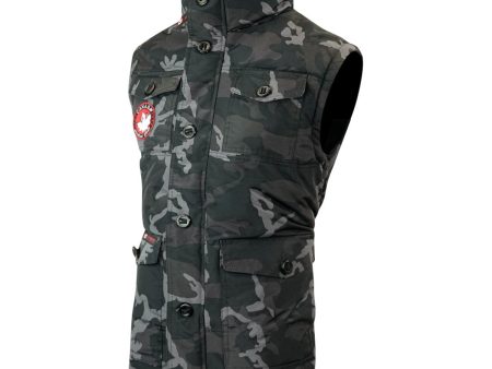 Canada Weather Gear Men s Puffer Vest Black Camo XL Online now