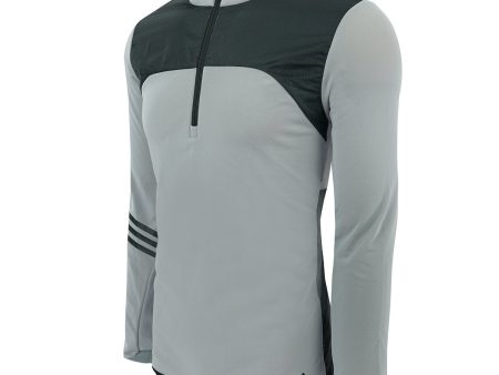 adidas Men s Climaheat Primaloft 1 4 Zip Pullover Jacket Grey Three 2XL Online Hot Sale