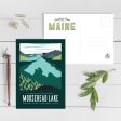 Maine Postcard Set 5 x7  | Maine Art Set | Acadia National Park | Moosehead Lake | Casco Bay | Katahdin | Maine Travel Art Online Hot Sale