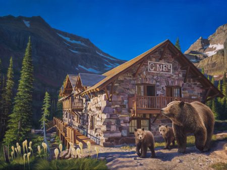 Sperry Chalet - Glacier National Park - Limited Edition Print For Sale