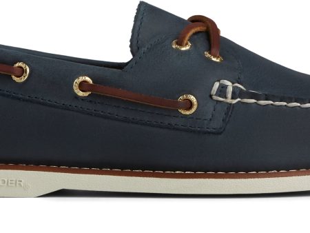 Men s Gold A O 2-Eye Wide - Navy Online Sale