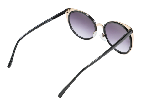 Round Acrylic Sunglasses Black Online now