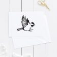 Bird Card | Chickadee Card | Chickadee Bird Illustration | Maine Card Supply