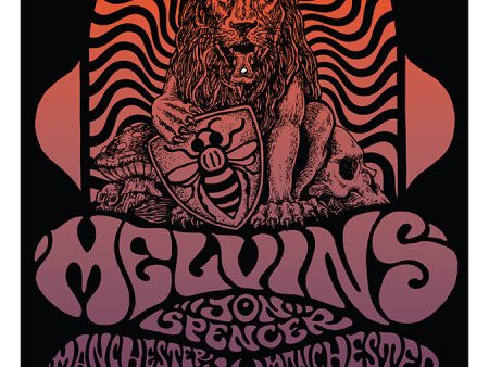 MELVINS   JON SPENCER - Manchester 2018 by Nate Deas Online Sale