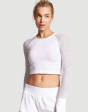 Yoga Cotton Top In White on Sale