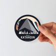 Katahdin Maine Sticker | Vintage Travel Sticker | Mount Katahdin Sticker |  Maine Sticker | Mount Katahdin Maine Online now