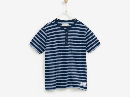 Striped Polo T-shirt Hot on Sale