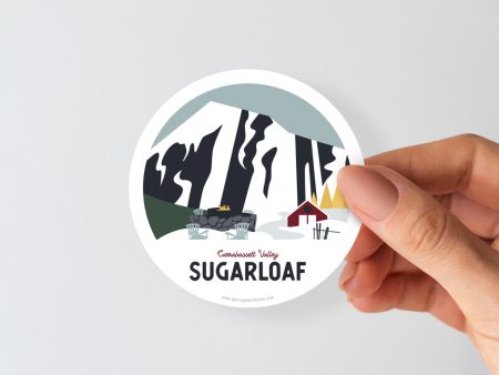 Sugarloaf Maine Sticker | Vintage Travel Sticker | Sugarloaf Sticker |  Maine Sticker | Sugarloaf Mountain Maine Online Sale