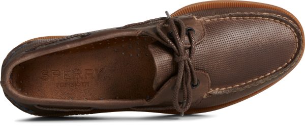 Men s Authentic Original™ 2-Eye Wide Deboss Brown Discount