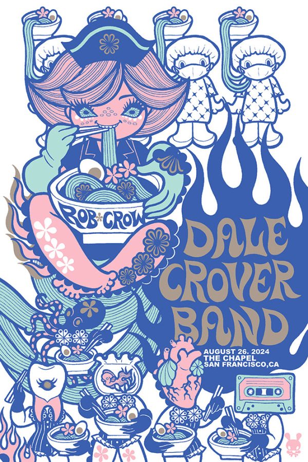 DALE CROVER BAND   ROB CROW - SF 2024 by Junko Mizuno For Cheap