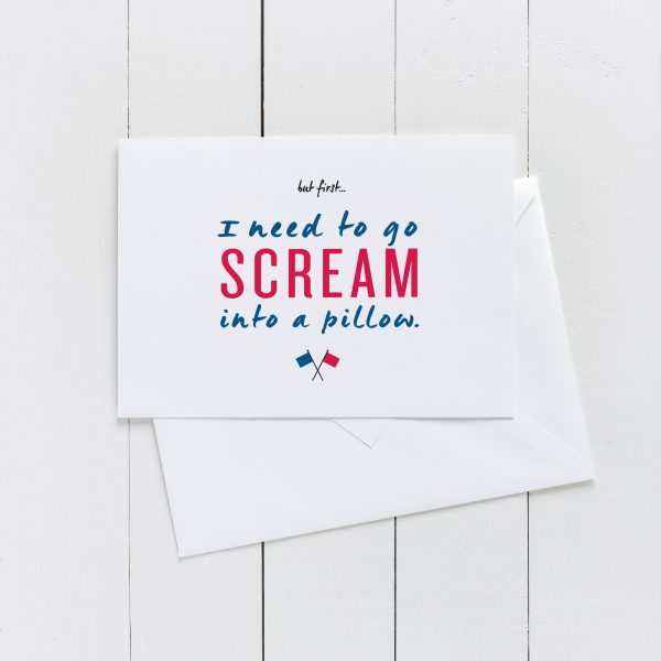 Political Card | American Flag Card | Red White Blue Card | Political Funny Card | Sarcastic Card Online Hot Sale