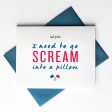 Political Card | American Flag Card | Red White Blue Card | Political Funny Card | Sarcastic Card Online Hot Sale