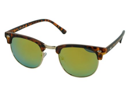 Jeeves Clubmaster Sunglasses Tortoise Gold Orange Supply