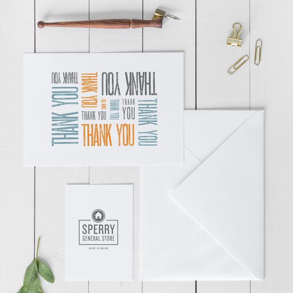 Thank You Card | Thank You Greeting Cards | Thank You Stationary | Thank You Type on Sale