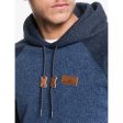 Quiksilver Men s Keller Block Fleece Lined Hoodie For Discount