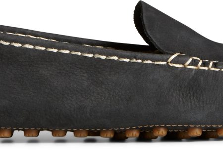 Women s Port Driving Moc Leather - Black Cheap