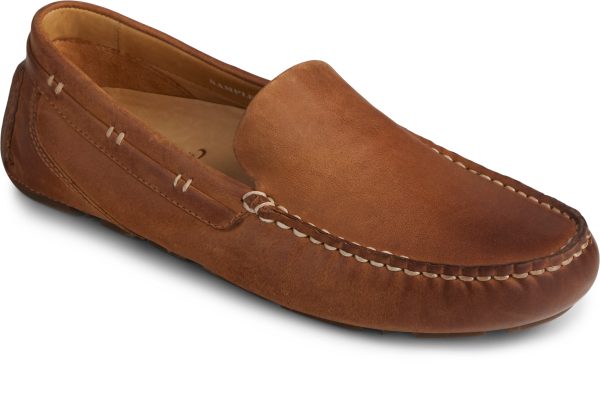 Men s Gold Harpswell Driver W ASV Leather Wide - Tan Online now