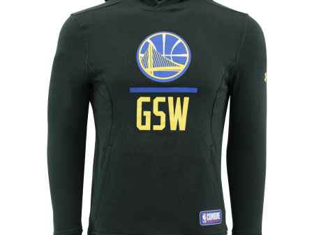 Under Armour Men s Threadborne Loose Fit Hoodie Sweatshirt NBA Golden State Warriors Black Royal Yellow L Online Hot Sale