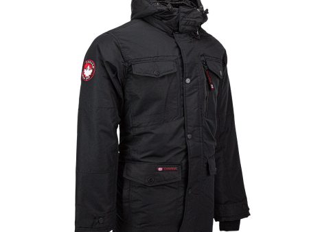 Canada Weather Gear Men s Hooded Parka Jacket Online