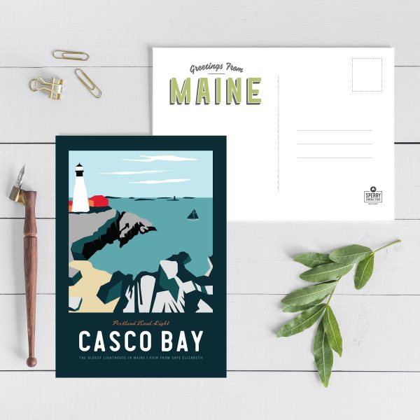 Maine Postcard Set 5 x7  | Maine Art Set | Acadia National Park | Moosehead Lake | Casco Bay | Katahdin | Maine Travel Art Online Hot Sale