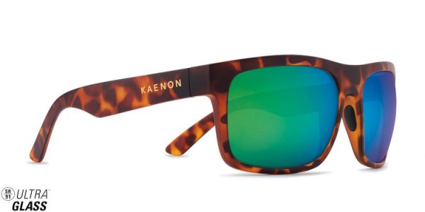 Kaenon Burnet XL Ultra Glass Polarized Sunglasses Matte Tortoise Online Sale