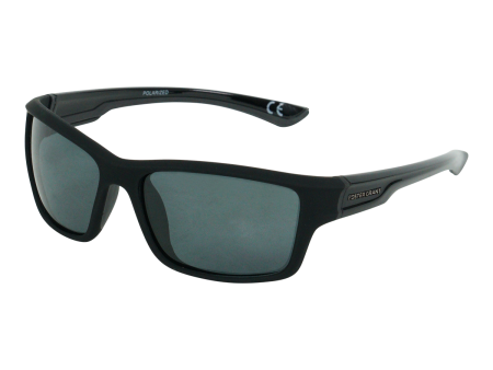 Foster Grant Full Rim Rectangle Polarized Sunglasses Black For Discount