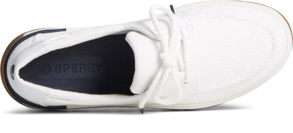 Women s Augusta SeaCycled™ Boat Shoe White For Cheap