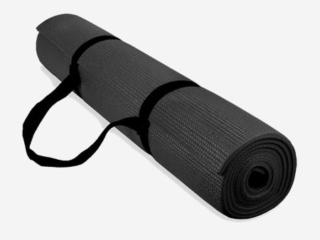 Anti Slip Exercise Yoga Mat - Black Online Sale