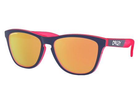 Oakley Frogskins Crystalline Collection Sunglasses Translucent Neon Pink PRIZM Rose Gold Sale