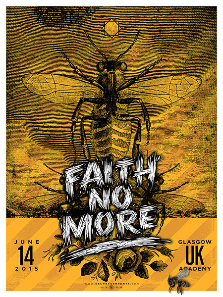 FAITH NO MORE - Glasgow 2015 by Bobby Dixon on Sale