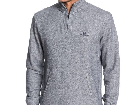 Quiksilver Men s Waterman Ocean Nights 1 2 Zip Mock Neck Sweatshirt Sale