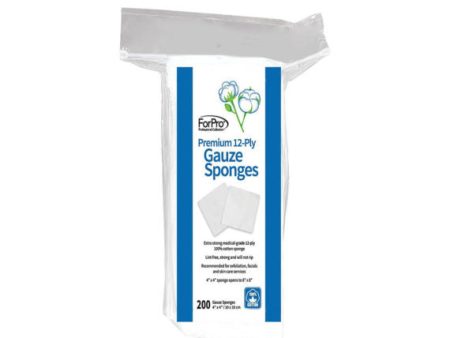 12-Ply Gauze Sponges Supply