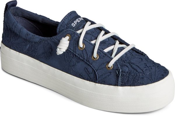 Women s Crest Vibe Platform Seasonal Navy Fashion