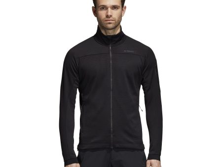 adidas Men s Stockhorn Fleece Jacket II Black L Online Sale