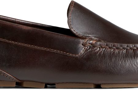 Men s Davenport Venetian Driver Leather Wide - Amaretto Cheap