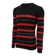 Kenneth Cole New York Men s Striped Crew Neck Sweater For Cheap